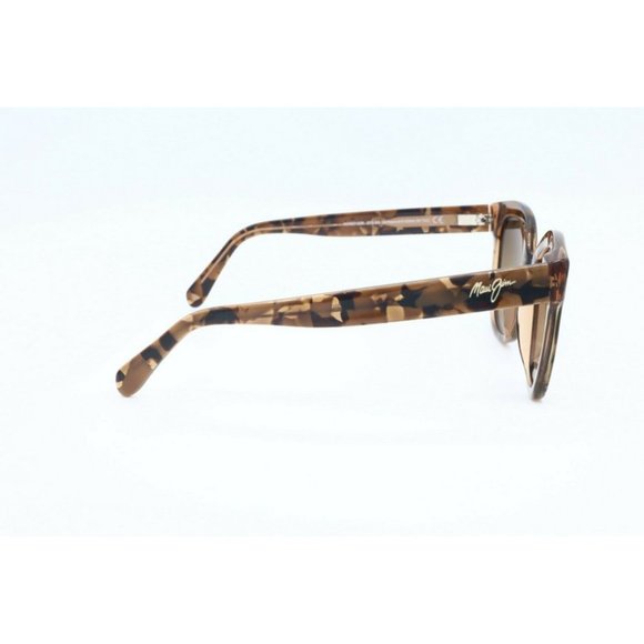 Maui Jim Honey Girl 751-18A Cat Eye Caramel Brown Polarized Brown Sunglasses (B) main image 4